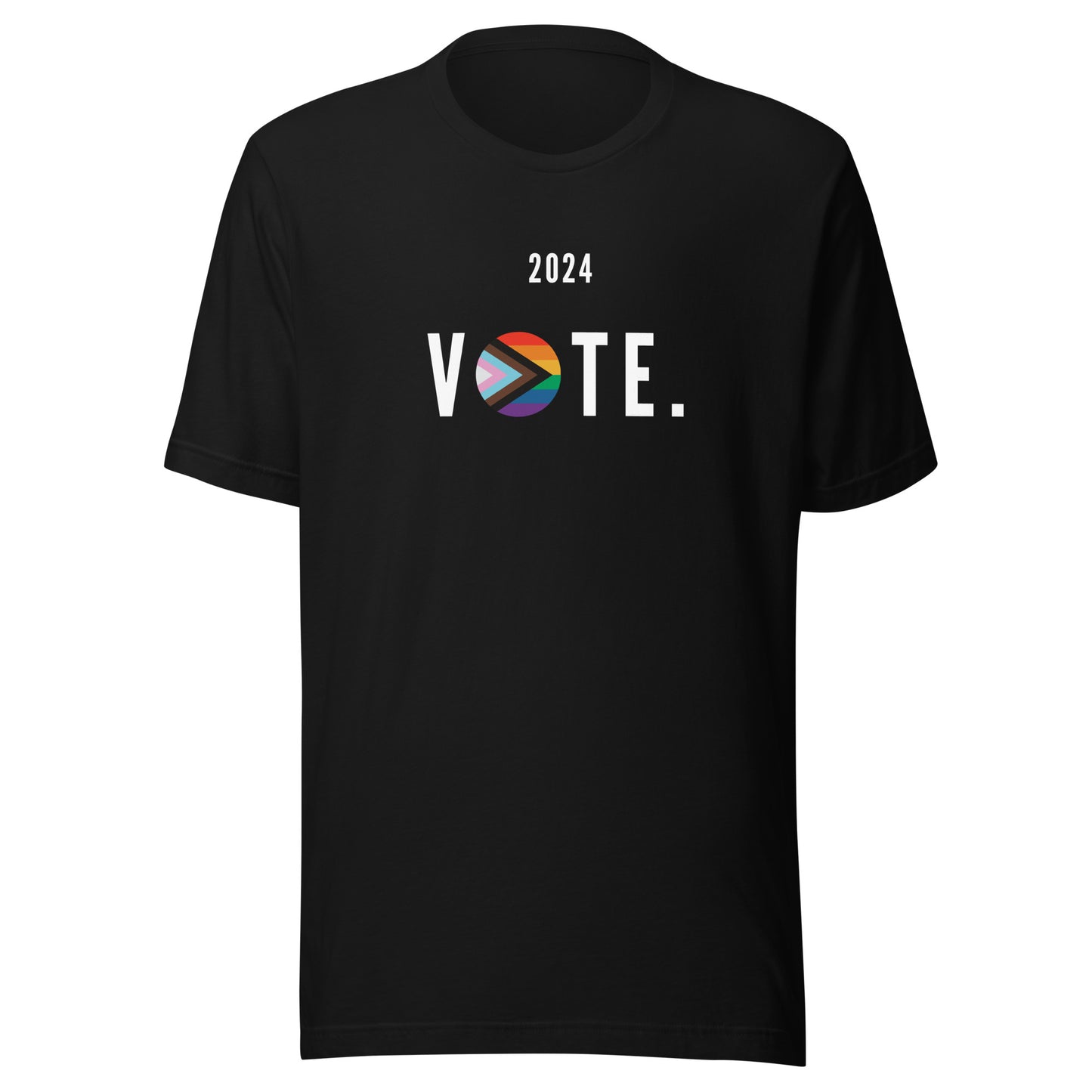 2024 Vote LGBTQ+ Rights - Unisex T-Shirt Black