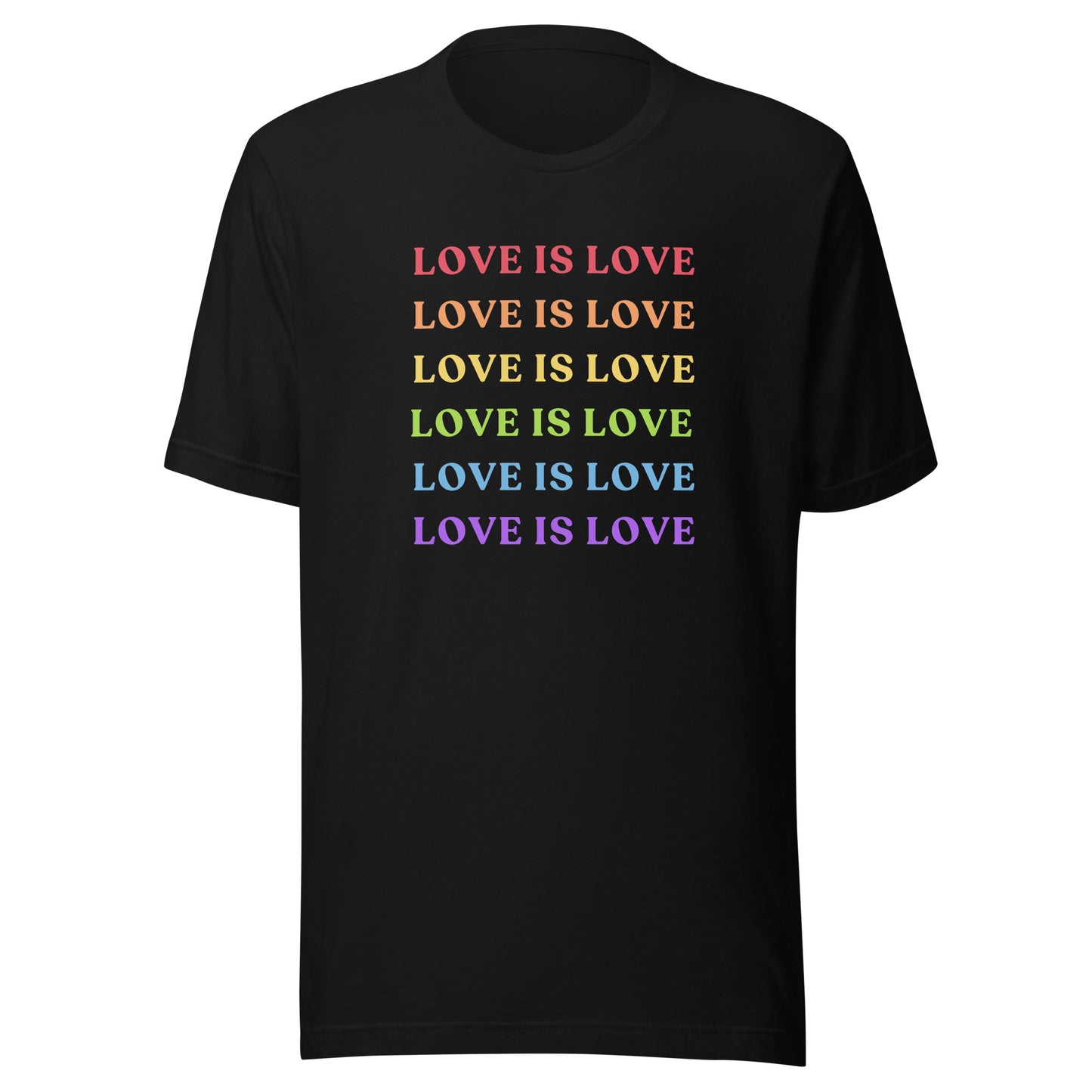 Love is Love - Unisex T-shirt Black