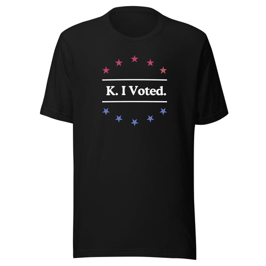 Kamala I Voted - Unisex T-shirt Black