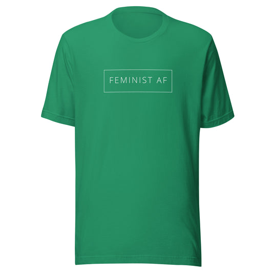 Feminist AF - Unisex t-shirt Green