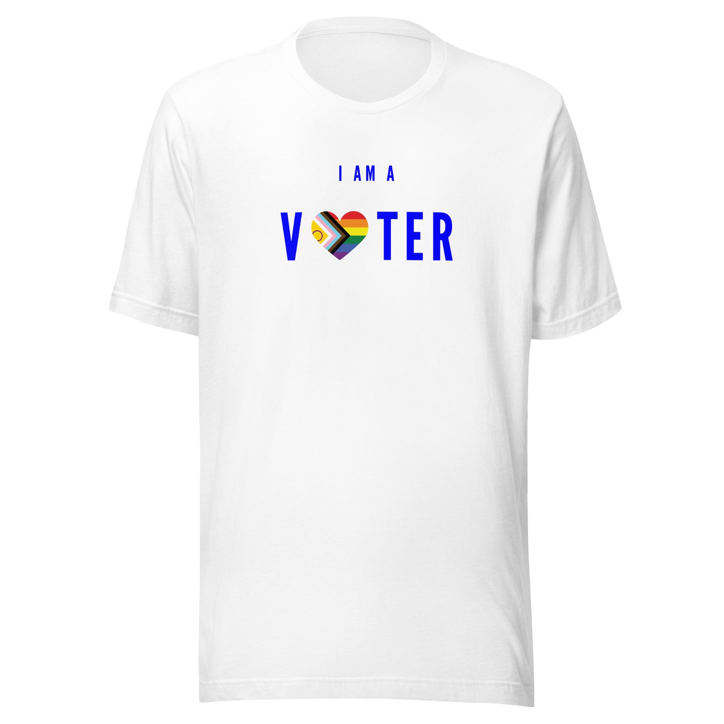 I am a Voter LGBTQ+ Rights - Unisex T-Shirt White