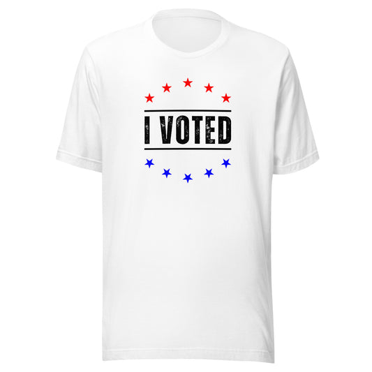 I Voted U.S. Elections - Unisex T-Shirt White