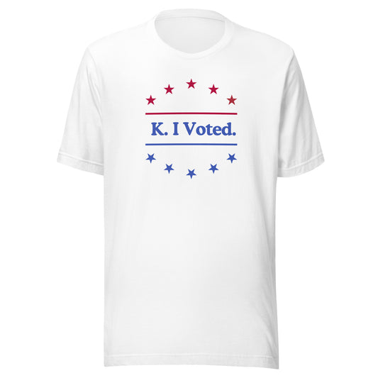 Kamala I voted - Unisex T-shirt White